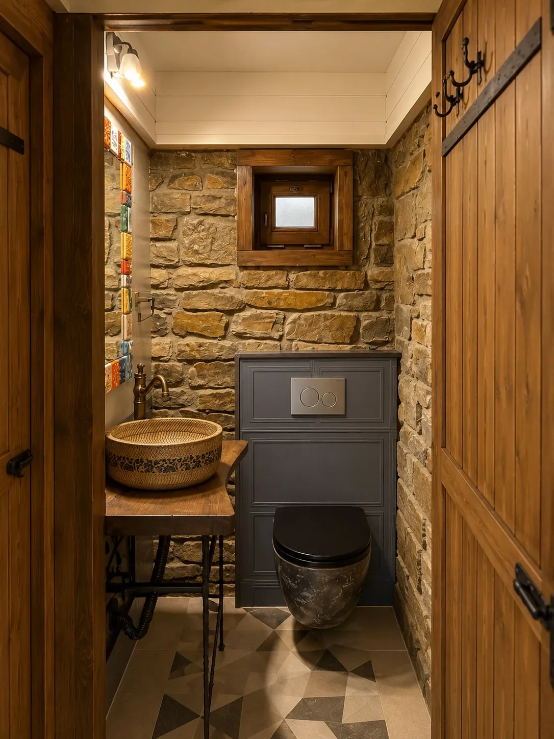 Ortak alandaki banyo — Paşa Konağı